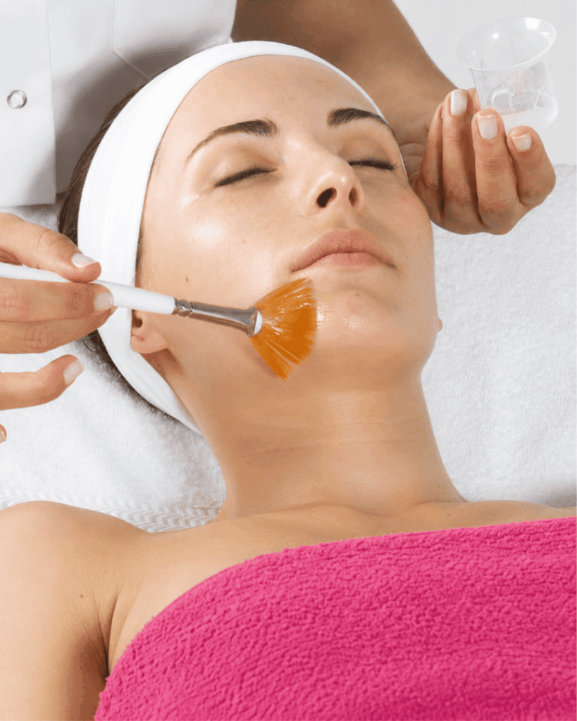Foto do tratamento peeling-facial